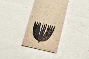 Rubber stamp: Flowerbird