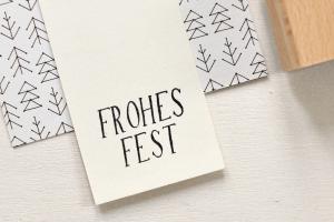 Rubber stamp: FROHES FEST