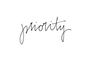 Rubber stamp: priority